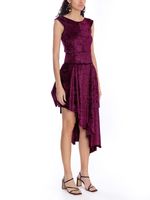 Vestido sem mangas veludo com corset AMIR X ASTRID