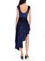 Vestido sem mangas veludo com corset AMIR X ASTRID