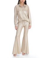 Camisa dourada manga longa AMIR X ASTRID
