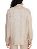 Camisa dourada manga longa AMIR X ASTRID