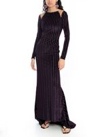 Vestido longo com decote nas costas AMIR X ASTRID