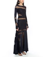Vestido longo com recortes AMIR X ASTRID