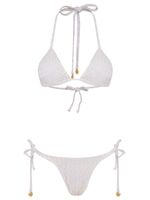 Cortina e tanga de amarrar textura AMIR SLAMA+JADE JADE