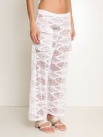 Calça pantalona textura AMIR SLAMA+JADE JADE