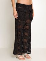 Calça pantalona textura AMIR SLAMA+JADE JADE