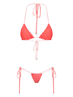 Conjunto de biquíni listrado