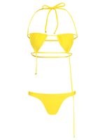 Conjunto de biquini top cortina invertido 