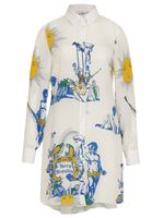 Chemise curta estampada