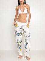 Calça com estampa gráfica