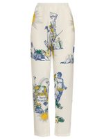 Calça com estampa gráfica