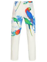 Calça estampada cós elastico com bolsos  