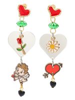 Par de brincos cupido