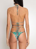 Top cortina com argolas e tanga fixa Roots Jequitibá Amir Slama+Avatim