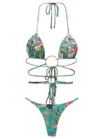 Top cortina com argolas e tanga fixa Roots Jequitibá Amir Slama+Avatim