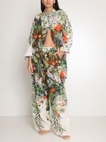 Calça cargo oversized de linho Amir Slama+Avatim
