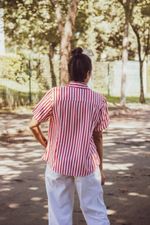 Camisa Listrada Vermelha
