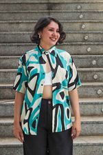 Camisa Fluxo Azul