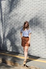 Camisa Listrada Azul Maré