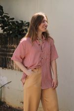 Camisa Listrada Terracota