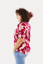 Camisa Floral Magenta