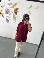 Camisa Vinho