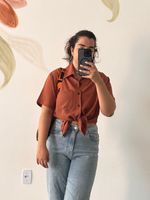 Camisa Marrom Claro