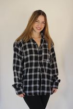 Camisa Xadrez Preta