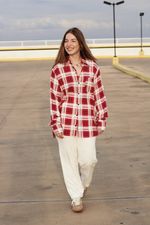 Camisa Xadrez Vermelha