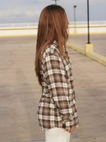 Camisa Xadrez Marrom
