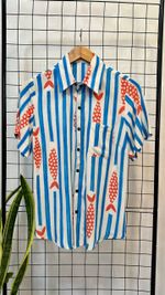 Camisa Sardinha Listrada