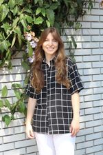 Camisa Grid Preta