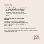 Arroz Branco e Farofa de Banana com Couve (420 g)