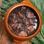 Combo 1 - Feijoada Tradicional (420 g)  + Arroz Branco com Farofa de Banana com Couve (420 g)