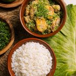 Combo 1 - Feijoada Tradicional (420 g)  + Arroz Branco com Farofa de Banana com Couve (420 g)