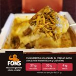 Escondidinho Encorpado de Mignon Suíno com Purê de Mandioca (270 g - Porção Fit)