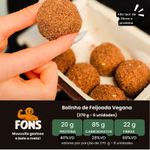 Bolinho de Feijoada Vegana (270 g - 6 Unidades)