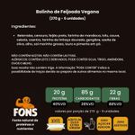 Bolinho de Feijoada Vegana (270 g - 6 Unidades)
