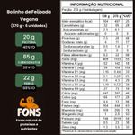 Bolinho de Feijoada Vegana (270 g - 6 Unidades)
