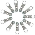 Kit 50 unidades de cursor carrinho para zíper nº5