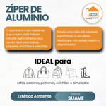 100 Unidades de Cursor Carrinho para Zíper nº5