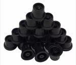 Pezinho Preto Plástico – Kit com 100 Peças