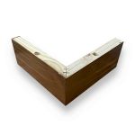 Kit 4x Cantoneira Pé De Sofá Madeira 20x20x5cm 3 Cores