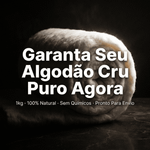 Algodão Cru Ovata Para Caixa Orgônica Manta Orgônica 1kg