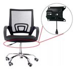 Flange Universal Cadeira Secretaria Diretor Presidente Gamer