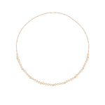 CHOKER MEIA CORRENTE OMA OURO AMARELO 18K