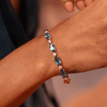 BRACELETE TOPÁZIO LONDON E SAFIRA