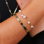 PULSEIRA PÉROLAS, SAFIRAS COLOR, RUBI, TSAVORITA E DIAMANTE BRANCO