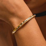 BRACELETE EQUILIBRIO BALANCE COM DIAMANTES 1PT EM OURO AMARELO