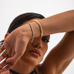 BRACELETE EQUILIBRIO BALANCE COM DIAMANTES 1PT EM OURO AMARELO