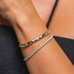 BRACELETE EQUILIBRIO BALANCE COM DIAMANTES 1PT EM OURO AMARELO
